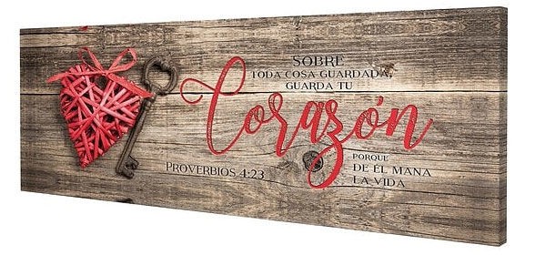 Cuadro Corazón (Proverbios 4:23)