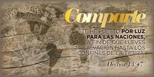 Cuadro Comparte (Hechos 13:47)