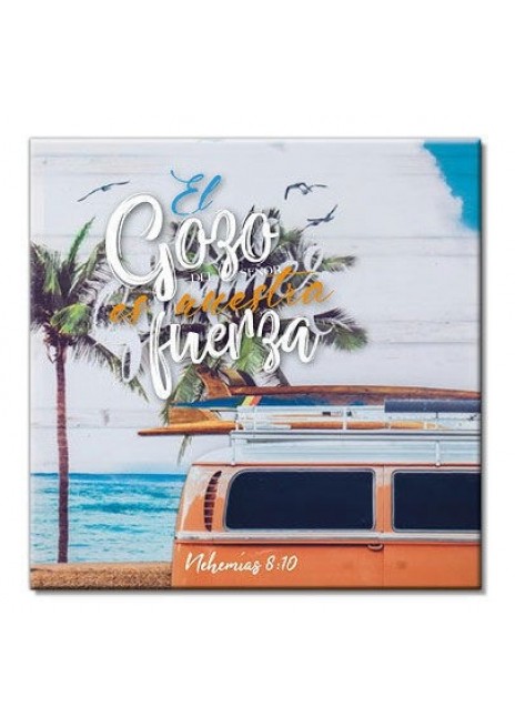 Cuadro canvás/metal Gozo (Nehemías 8:10)