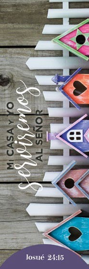Marcador Casa (Josué 24:15) (pack de 25)