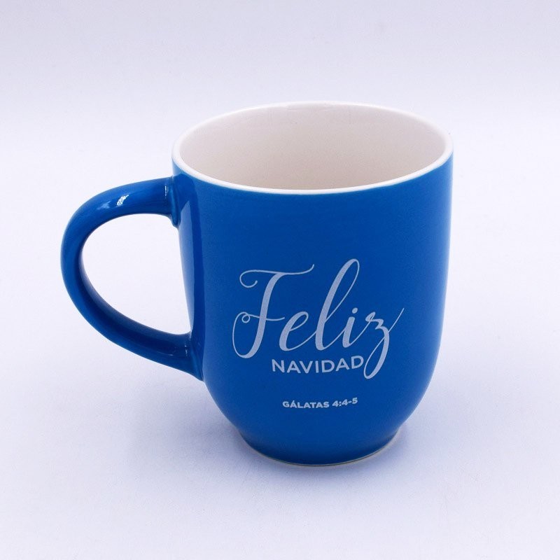 Taza Navidad Feliz Navidad (Gálatas 4:4-5)