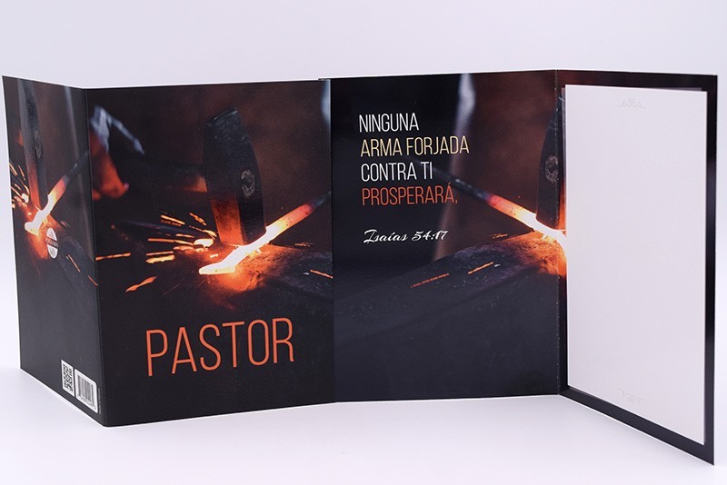 Tarjeta Pastor (Isaías 54:17)