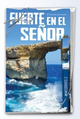 Diario y bolígrafo Fuerte en el Señor