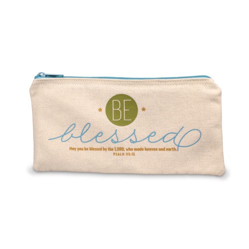 Estuche Be blessed. Lona. Beige