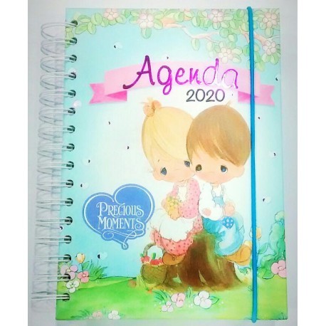 Agenda Preciosos momentos 2020. Tapa dura acolchada. Espiral. 2 modelos