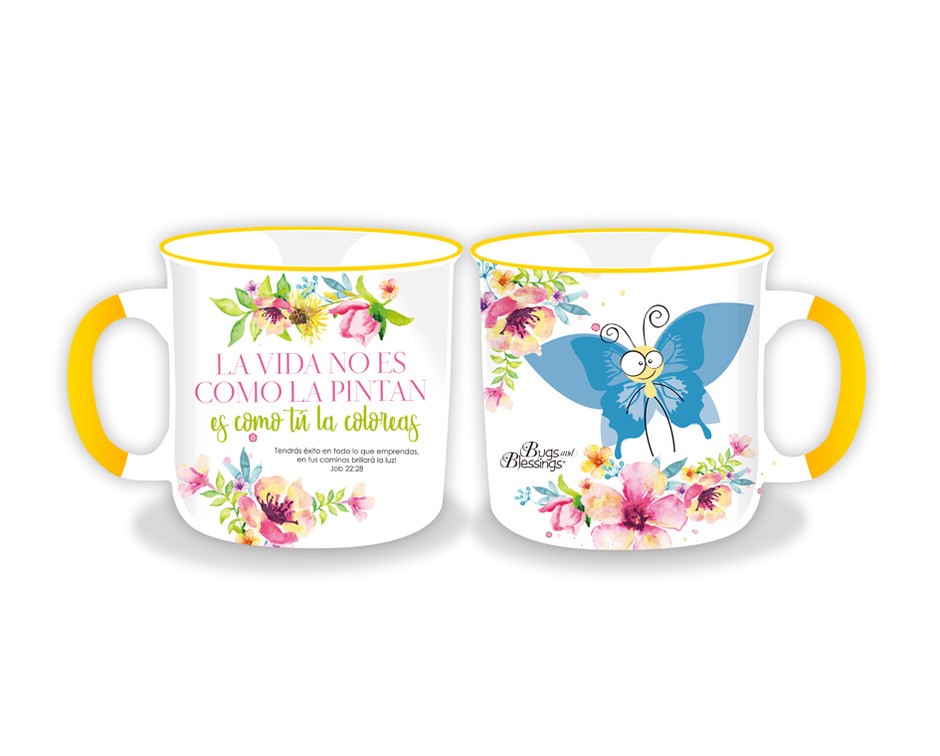 Taza Bugs and Blessings. 4 modelos