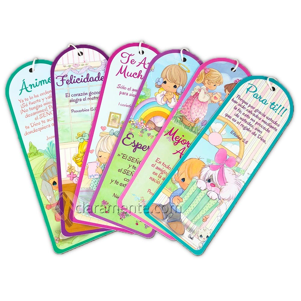 Marcador Preciosos momentos. 6 modelos