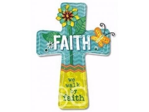 Cruz colgar Faith. MDF