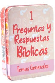 Baraja de preguntas y respuestas bíblicas. Vol. 1 - Temas generales (bilingüe)