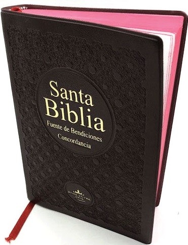Biblia fuente de bendiciones. Plástico. Negro - RVR60
