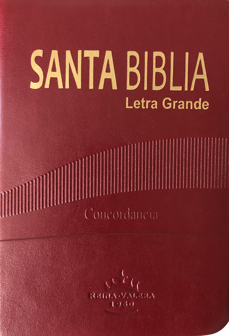 Biblia bolsillo. Letra grande. Imitación piel. Rojo. Índice - RVR60