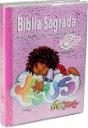 Biblia para niños Mig & Meg. Rústica. Rosa.Forro plástico - RVR60