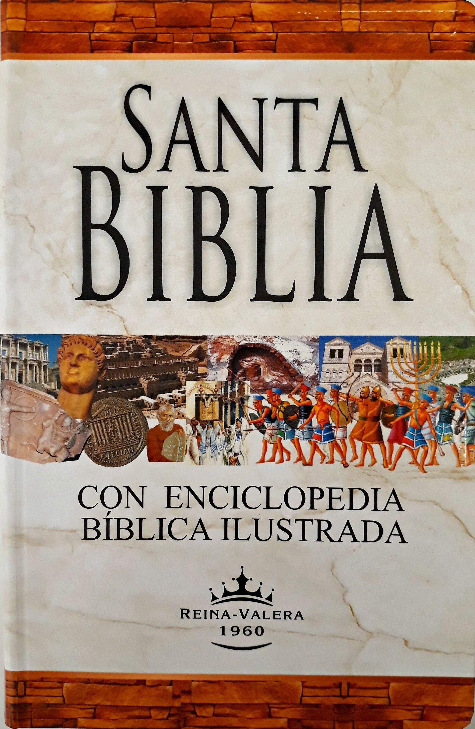 Biblia con enciclopedia ilustrada. Letra grande. Vinilo. Índice - RVR60