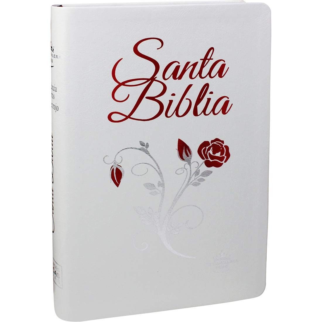 Biblia manual. Letra grande. 2 tonos. Blanco. Índice - RVR60