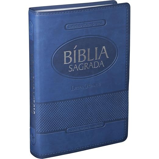 Biblia manual. Letra gigante. 2 tonos. Azul floral. Cremallera. Índice - RVR60