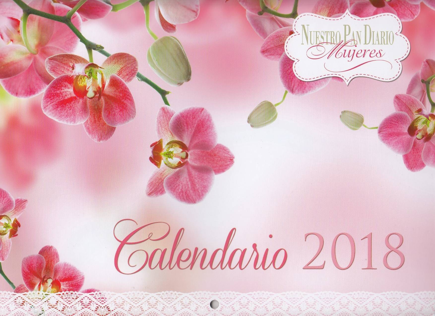Calendario de pared Mujeres 2018