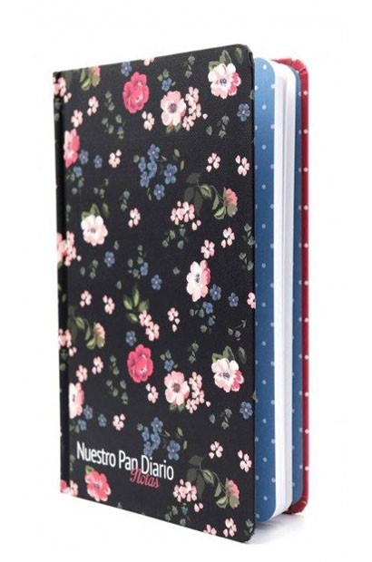 Cuaderno de notas. Tapa dura. Flores