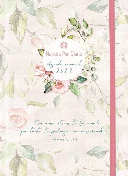 Agenda semanal 2022. Tapa dura. Flores