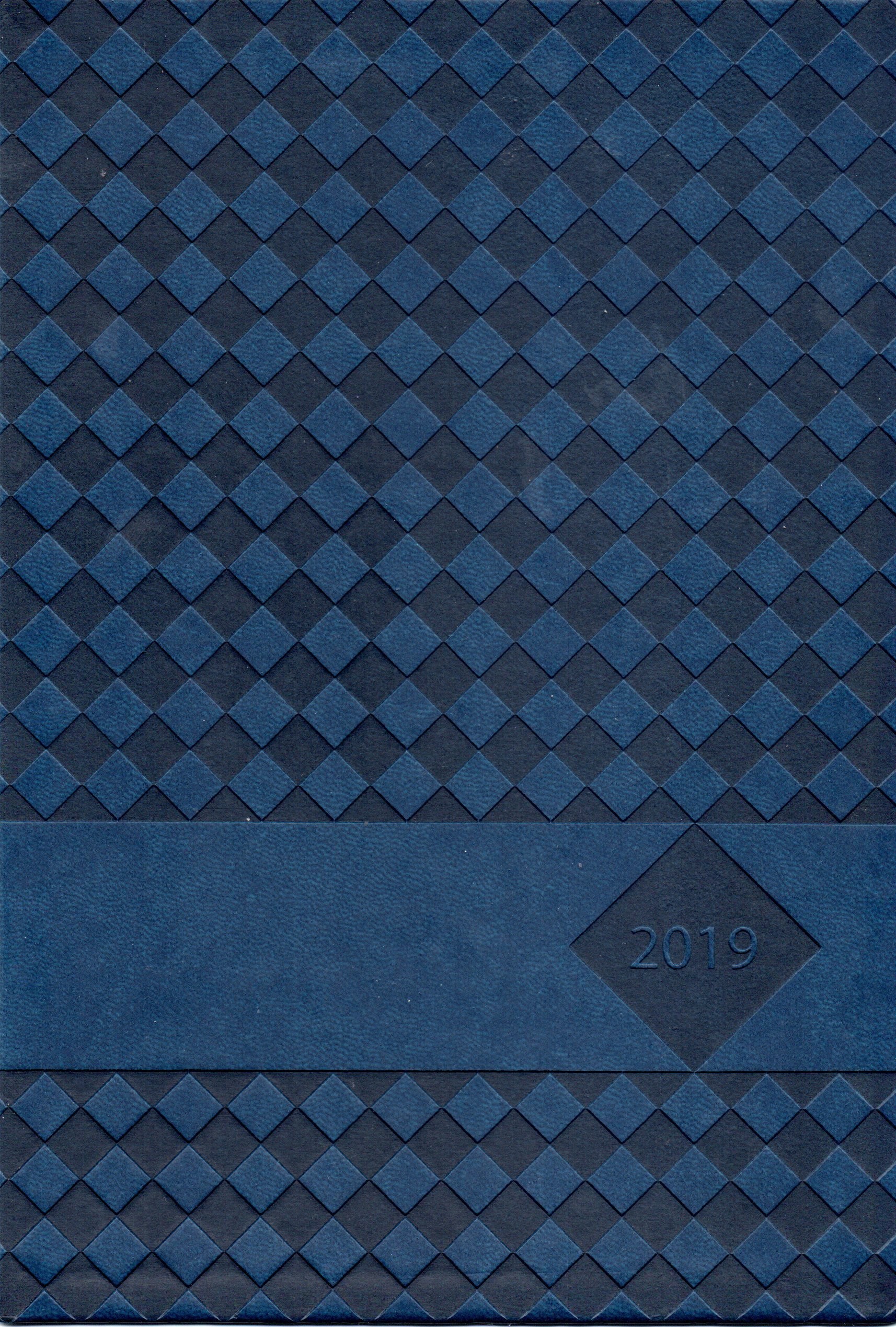 Agenda diario de promesas para tu vida 2019. 2 tonos. Azul