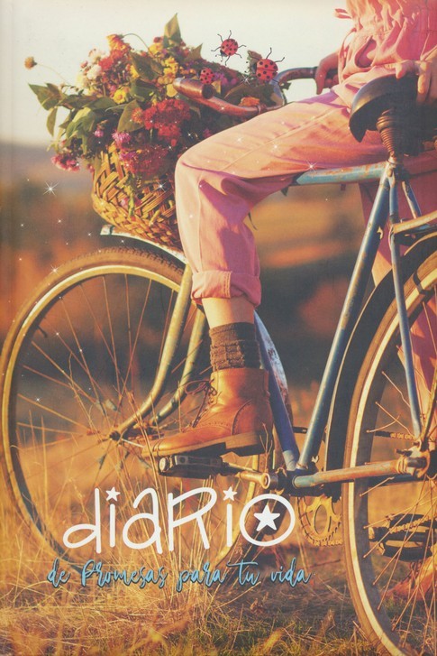 Agenda diario de promesas para tu vida 2019- Tapa dura acolchada. Bicicleta