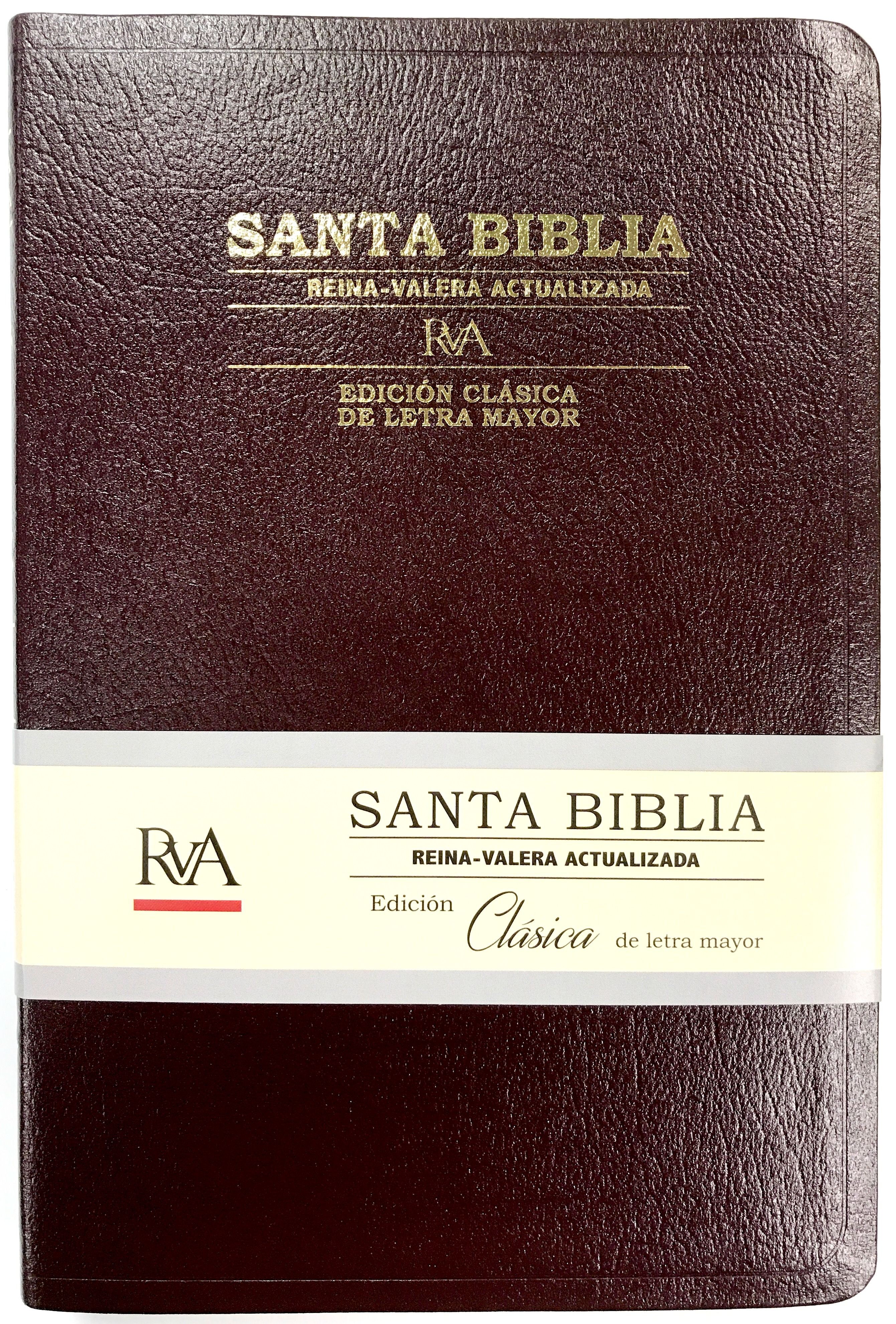 Biblia Clásica. Grande. Letra mayor. Piel especial. Rojo - RVA