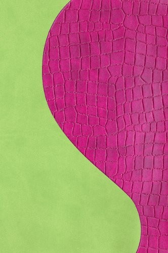 Biblia de promesas. Letra grande. 2 tonos. Rosa/verde - RVR60