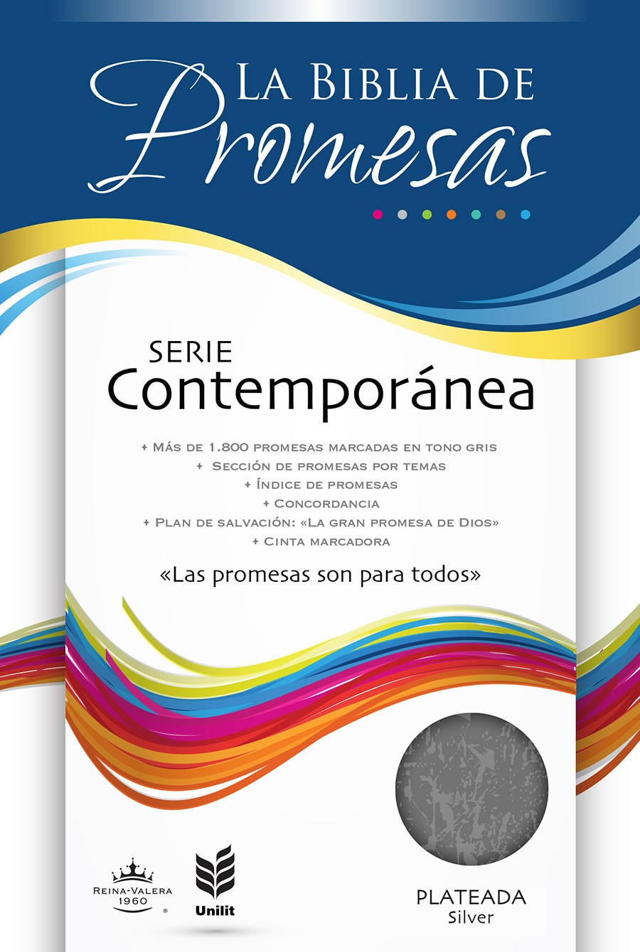 Biblia de promesas. Serie contemporánea. Plateado - RVR60