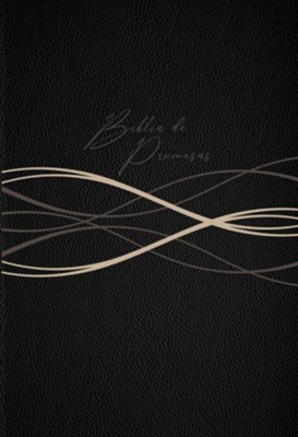 Biblia de promesas. Letra grande. 2 tonos. Negro moderno - RVR60