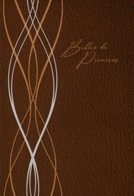 Biblia de promesas. Letra grande. 2 tonos. Marrón moderno - RVR60