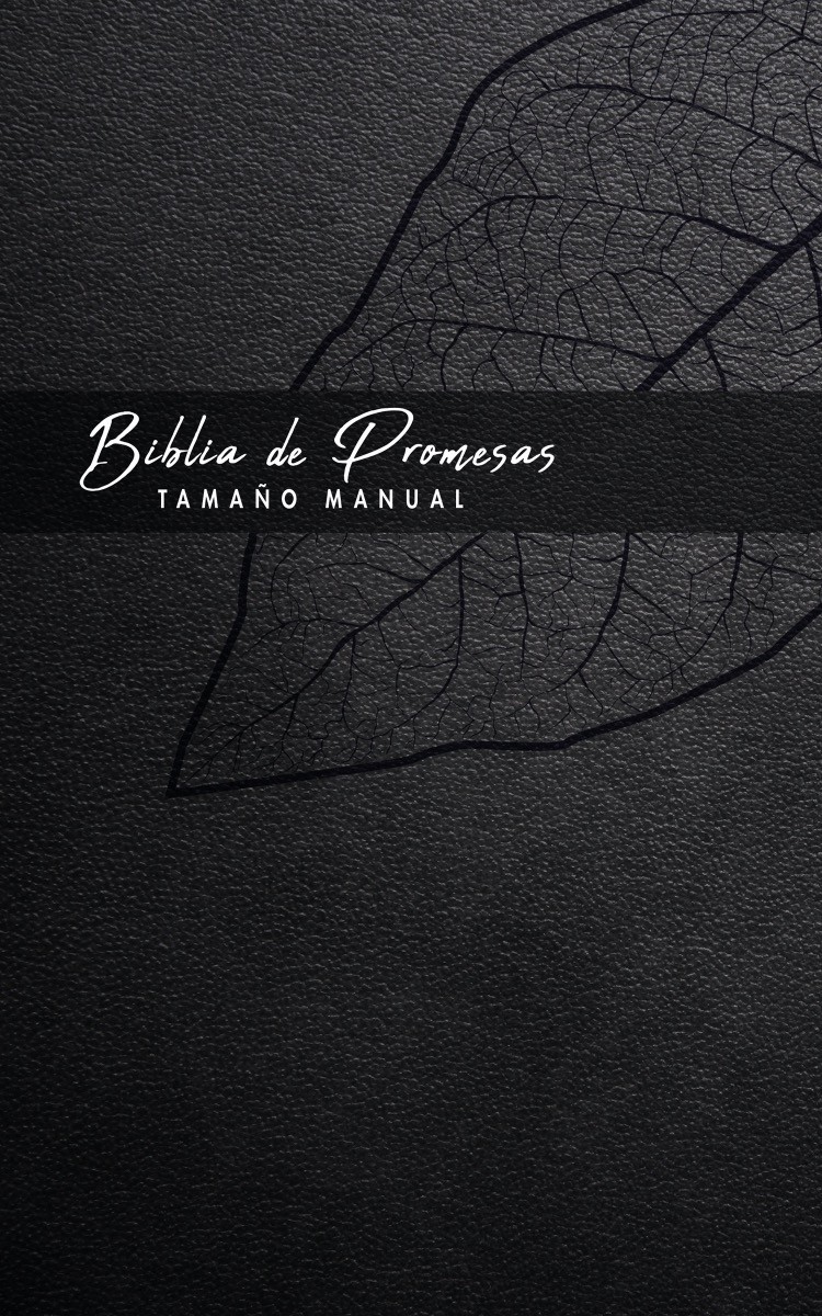 Biblia de promesas. Manual. Letra grande. Piel especial. Negro. Índice - RVR60