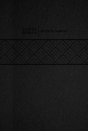 Biblia de promesas. Grande. Letra gigante. Imitación piel. Negro - RVR60