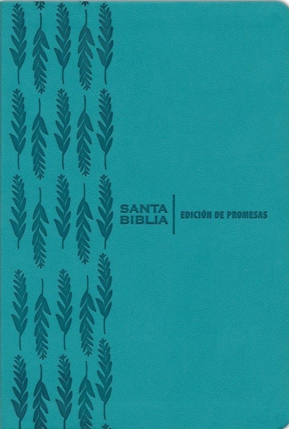 Biblia de promesas. Grande. Letra gigante. 2 tonos. Turquesa. Índice - RVR60