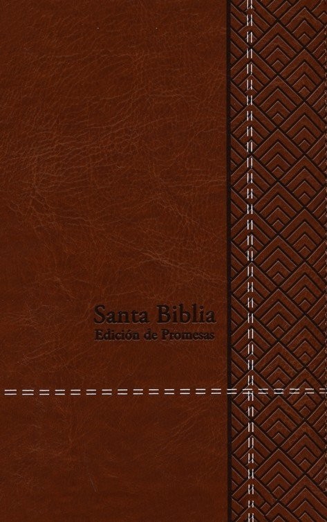 Biblia de promesas. Manual. Letra grande. 2 tonos. Café. Índice - RVR60