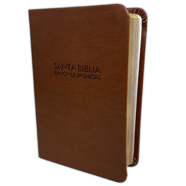 Biblia de promesas. Compacta. Imitación piel. Café - RVR60