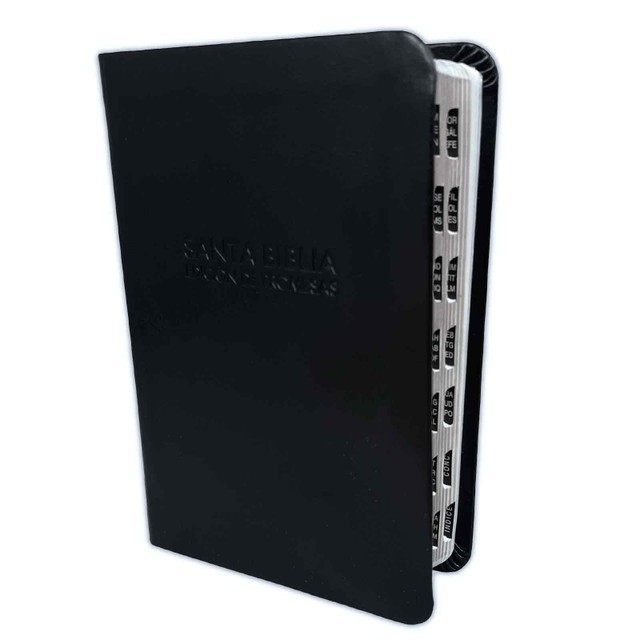 Biblia de promesas. Compacta. Imitación piel. Negro. Ïndice - RVR60