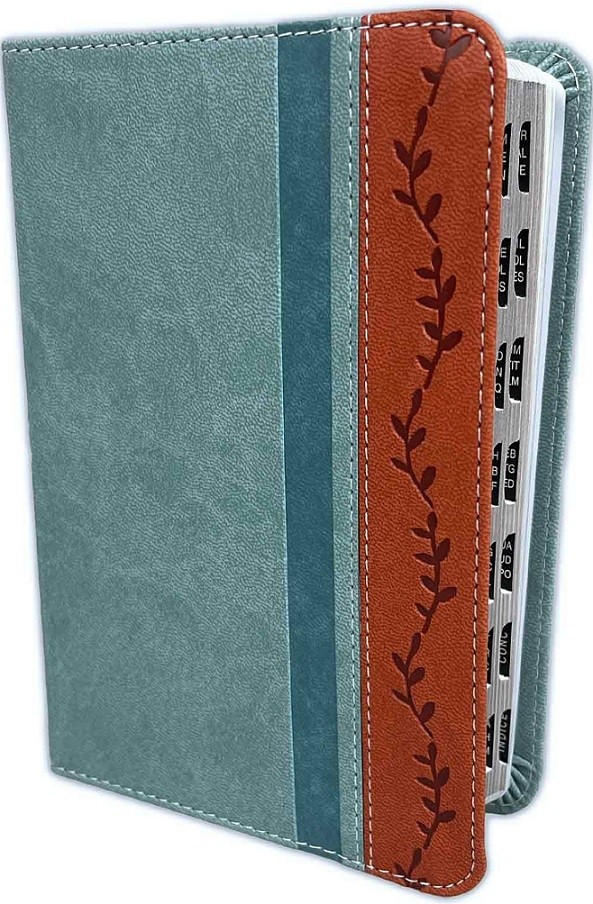 Biblia de promesas. Compacta. 2 tonos. Vintage. Índice - RVR60