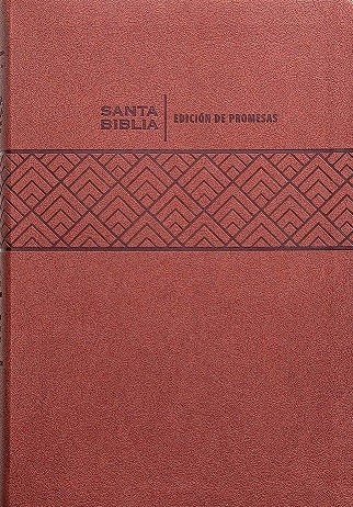 Biblia de promesas. Grande. Letra gigante. 2 tonos. Café. Índice - RVR60