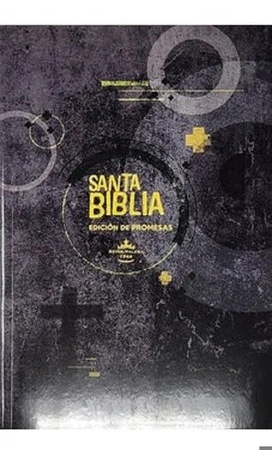 Biblia de promesas. Grande. Letra gigante. Rústica. Negro - RVR60