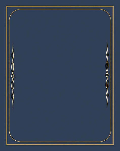 Encuadernador para certificado. Imitación piel. Azul