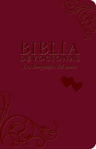 Biblia devocional los lenguajes del amor. 2 tonos. Rojo - NTV