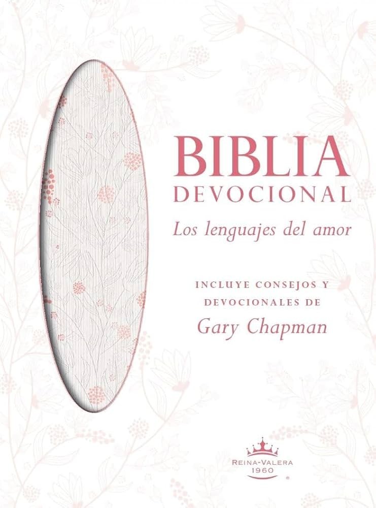 Biblia devocional los lenguajes del amor. 2 tonos. Blanco/oro rosa - RVR60