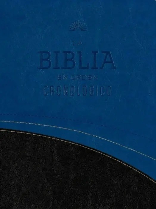 Biblia en orden cronológico. Edic. Tiempo. 2 tonos. Azul/negro - RVR60