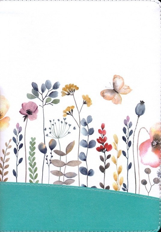 Biblia de la mujer conforme al corazón de Dios. 2 tonos. Jardín - RVR60