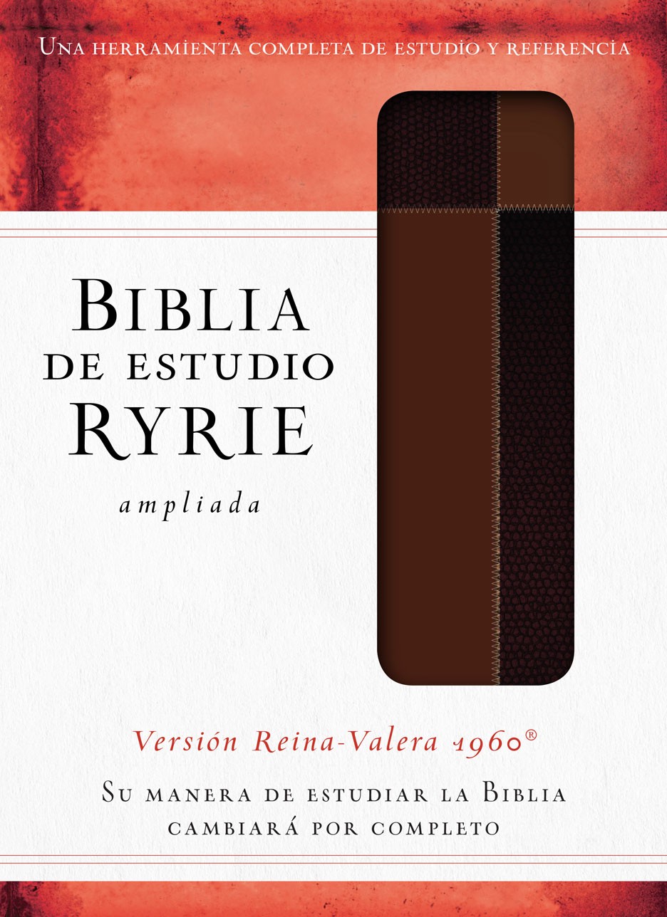 Biblia de estudio Ryrie ampliada. 2 tonos. Marrón - RVR60