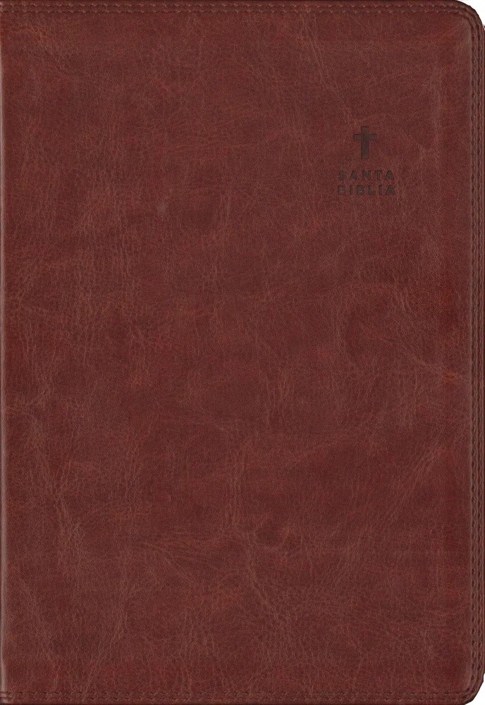 Biblia serie 50. Manual. Letra grande. 2 tonos. Marrón - RVR60