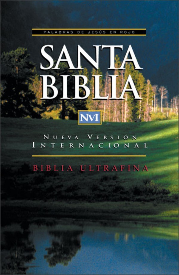 Biblia ultrafina. Imitación piel. Negro. Índice - NVI