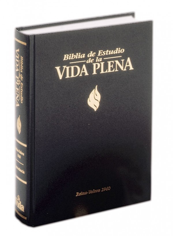 Biblia de estudio vida plena. Piel especial. Negro - RVR60