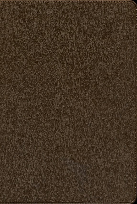 Biblia grande. Letra gigante. Colección Premier. Piel genuina de cabra. Café - RVR60