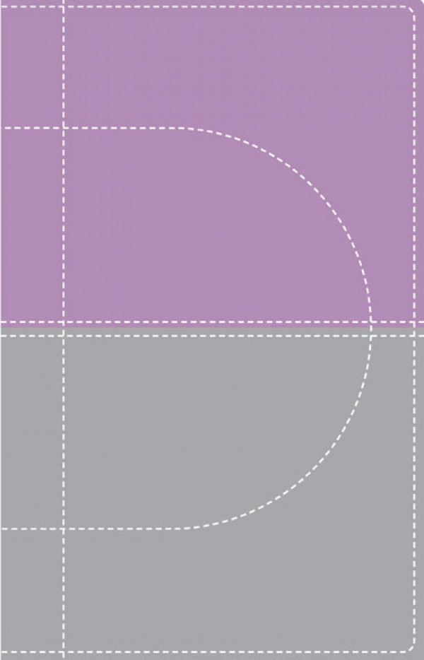 Biblia Thompson. Tamaño manual. Lila/gris - RVR60