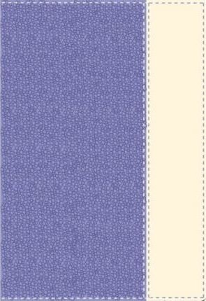 Biblia de estudio. Tam. manual. 2 tonos. Crema/lila - RVR60